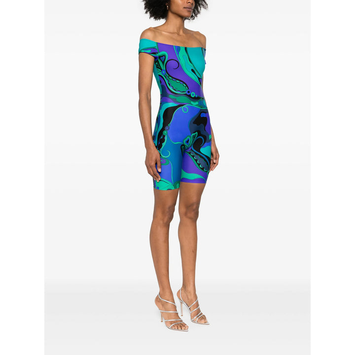 Pucci Jumpsuits - Blue, Green | Wanan Luxury
