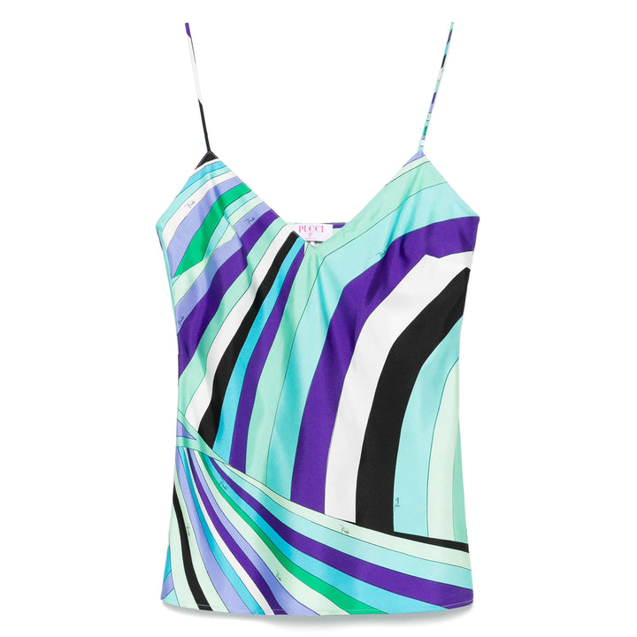 Pucci Tops - Blue | Wanan Luxury
