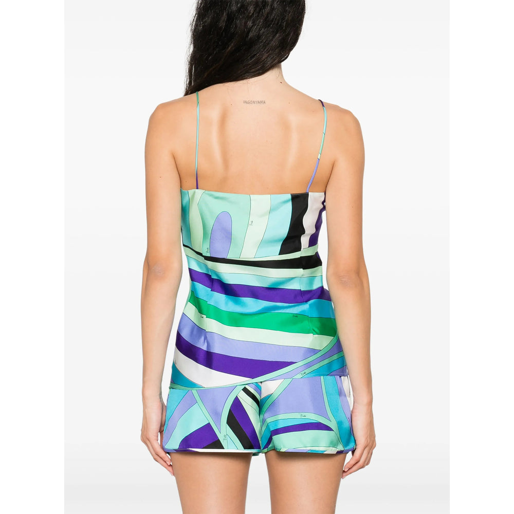 Pucci Tops - Blue | Wanan Luxury