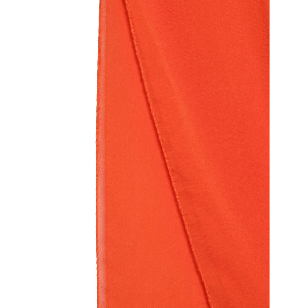 Lady Anne Silk Scarves & Gloves - Orange | Wanan Luxury