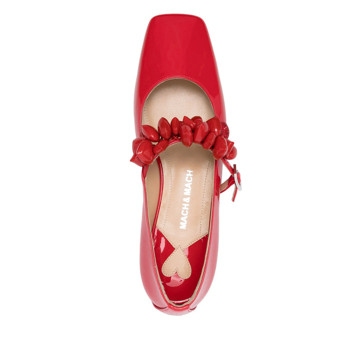 Mach & Mach Ballerine - Rosso | Wanan Luxury