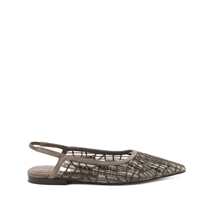 Brunello Cucinelli Ballerine - Marrone | Wanan Luxury
