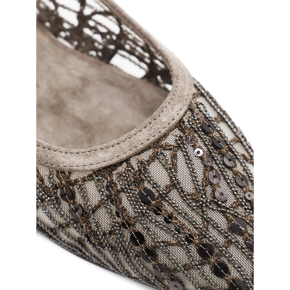Brunello Cucinelli Ballerine - Marrone | Wanan Luxury