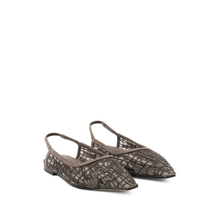 Brunello Cucinelli Ballerine - Marrone | Wanan Luxury