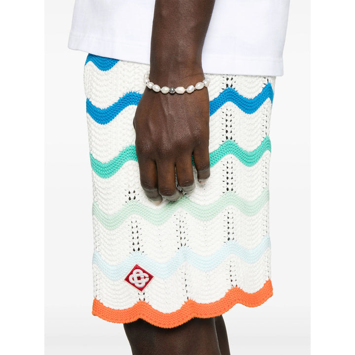 Casablanca Shorts - Bianco | Wanan Luxury