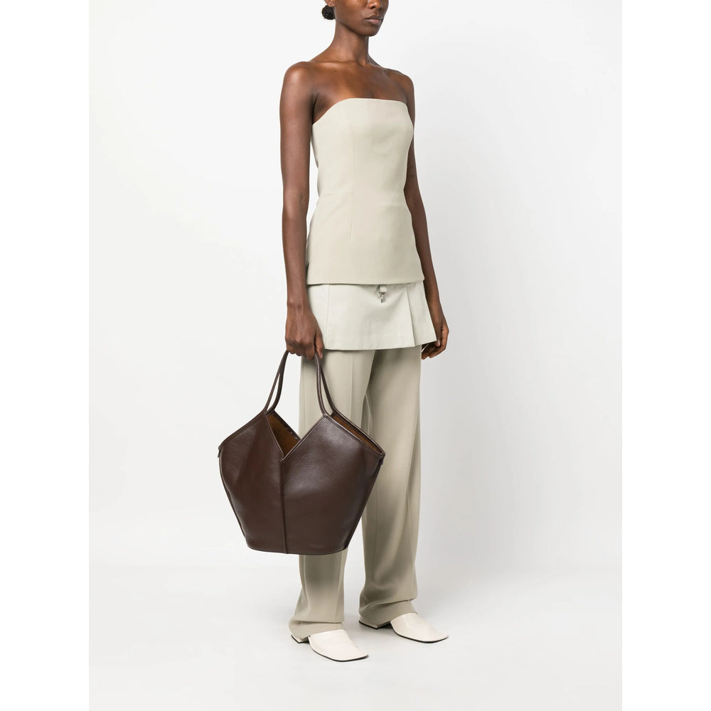 Hereu Tote Bags - Brown | Wanan Luxury