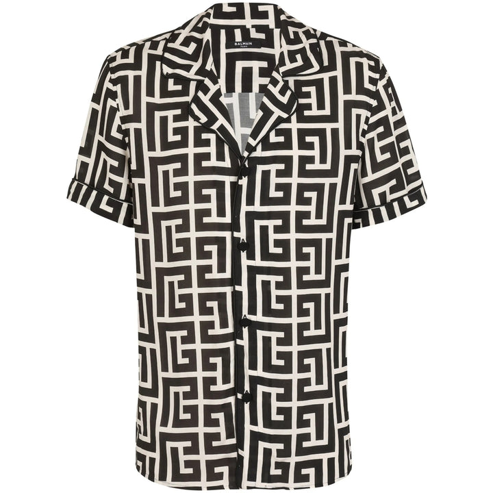 Balmain Shirts - Black, Neutral | Wanan Luxury