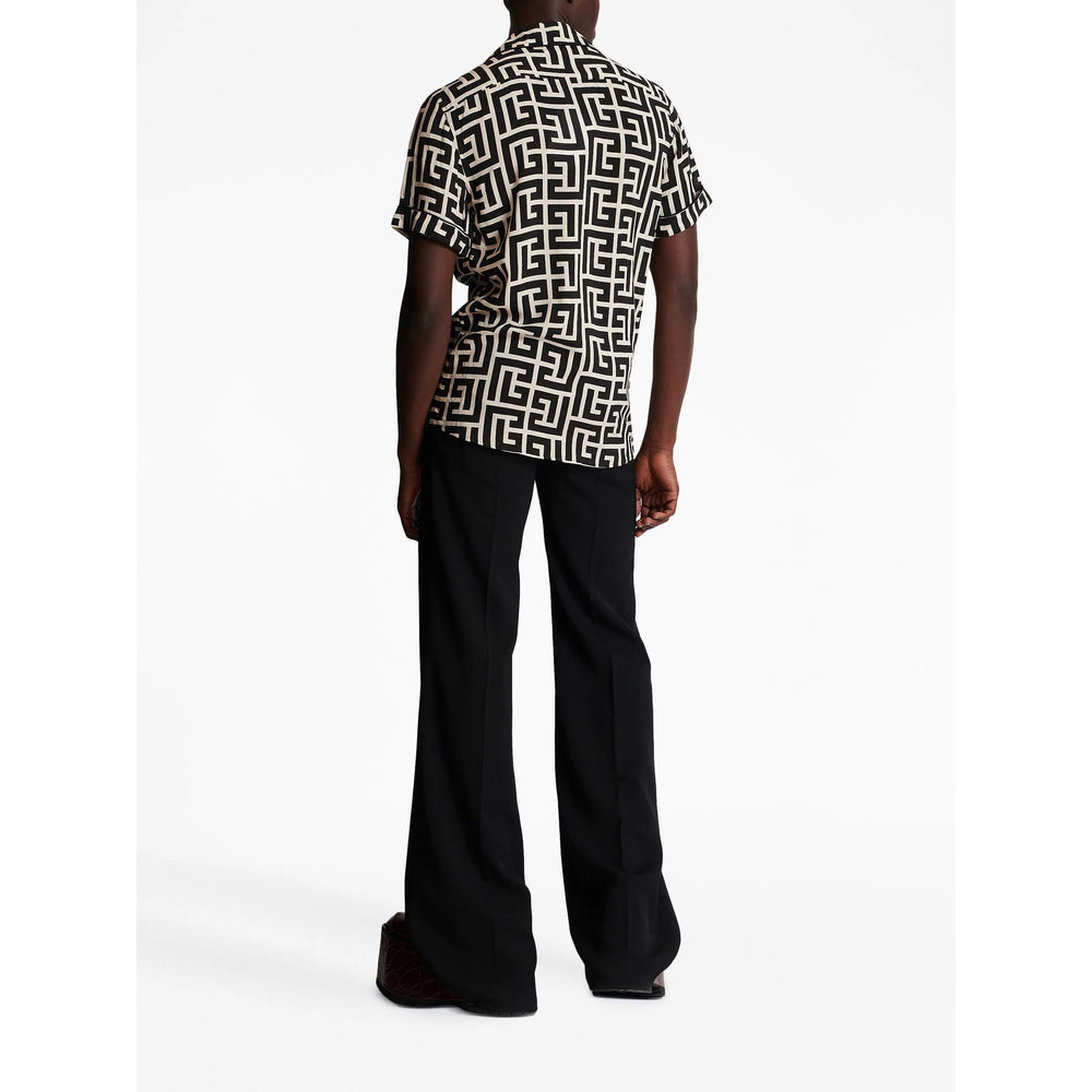 Balmain Shirts - Black, Neutral | Wanan Luxury