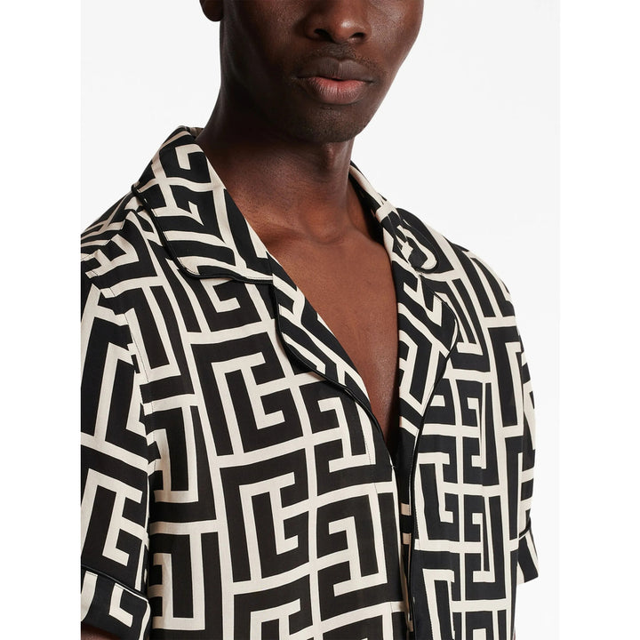 Balmain Shirts - Black, Neutral | Wanan Luxury
