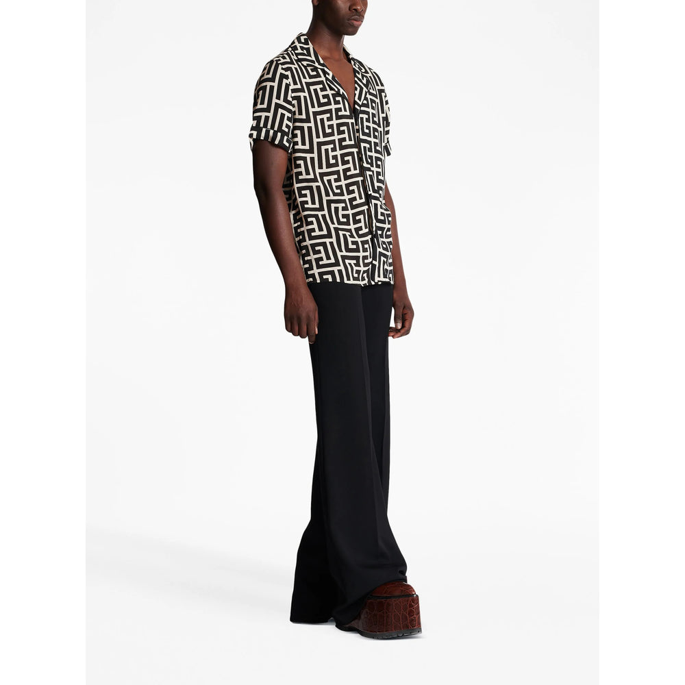Balmain Shirts - Black, Neutral | Wanan Luxury