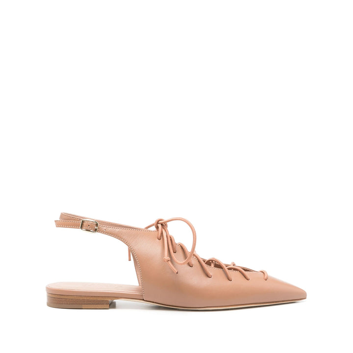 Malone Souliers Ballerine - Marrone | Wanan Luxury