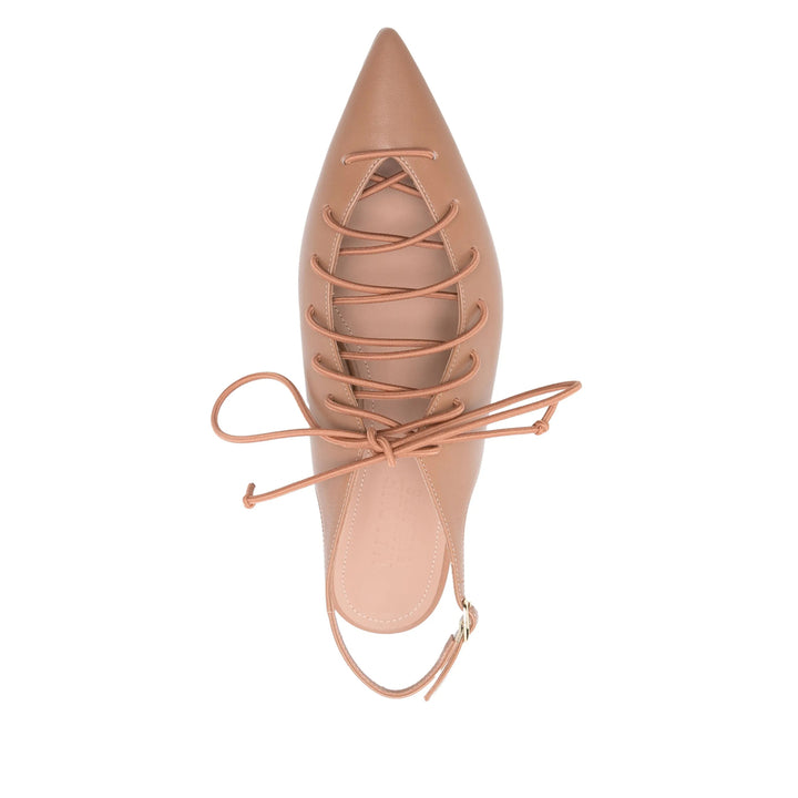 Malone Souliers Ballerine - Marrone | Wanan Luxury