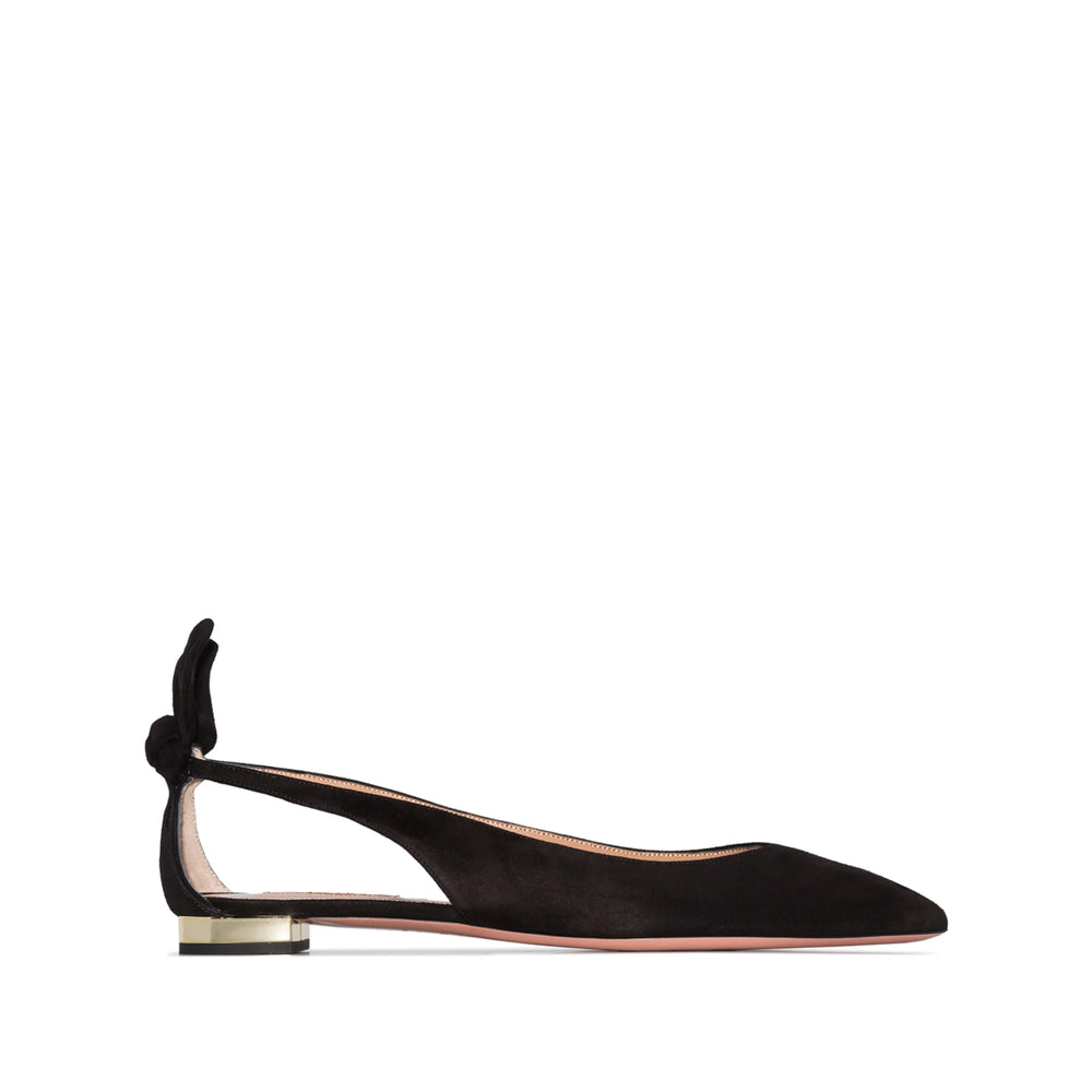Aquazzura Ballerine - Nero | Wanan Luxury