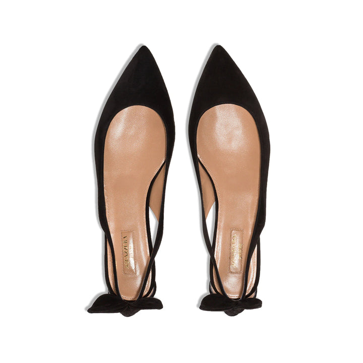 Aquazzura Ballerine - Nero | Wanan Luxury