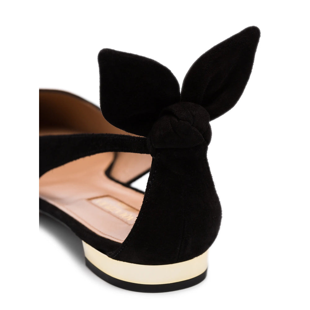 Aquazzura Ballerine - Nero | Wanan Luxury