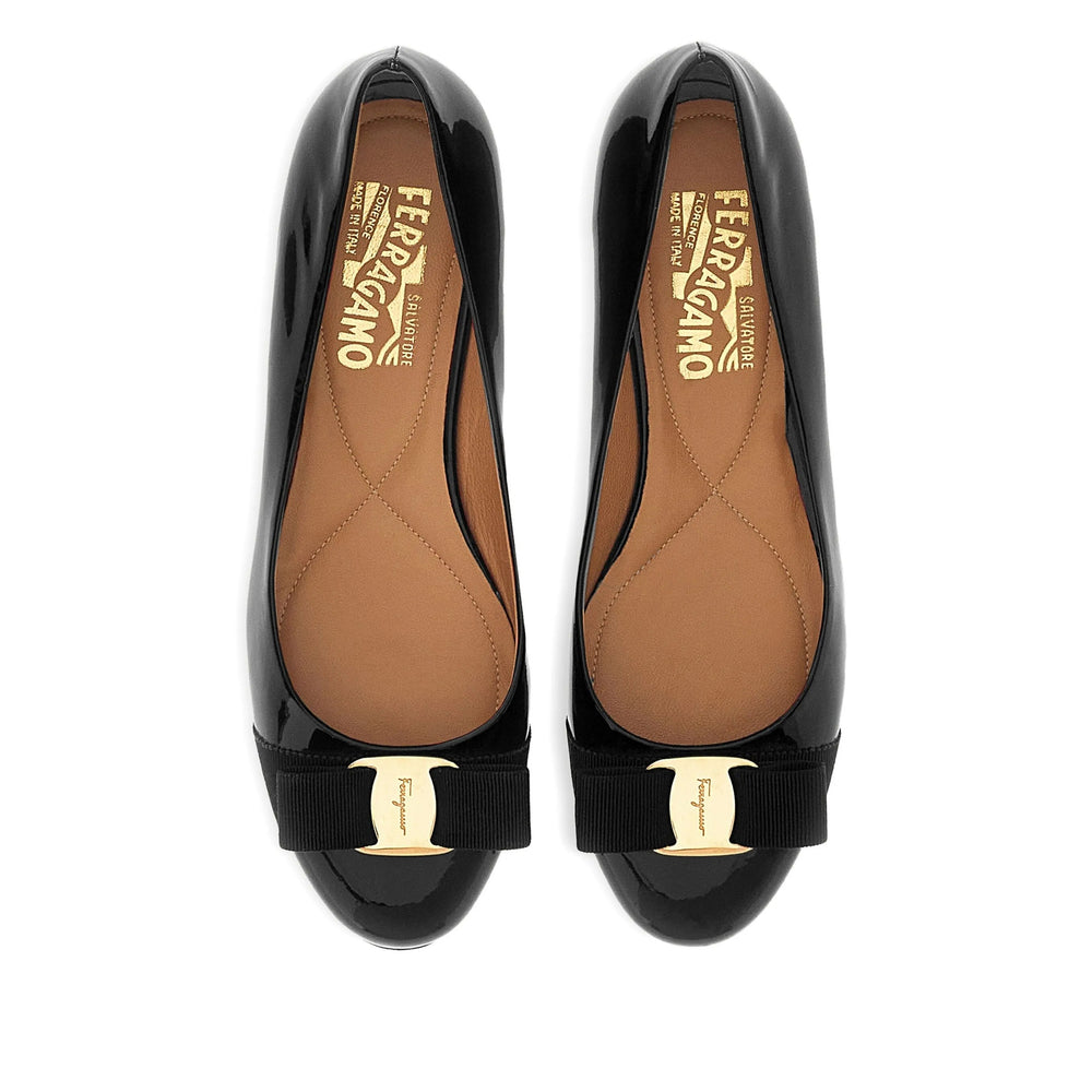 Ferragamo Ballet Flats - Black | Wanan Luxury