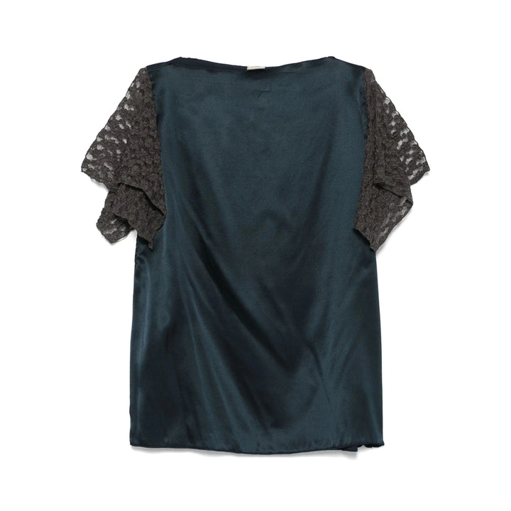 Baserange Top - Blu, Marrone | Wanan Luxury