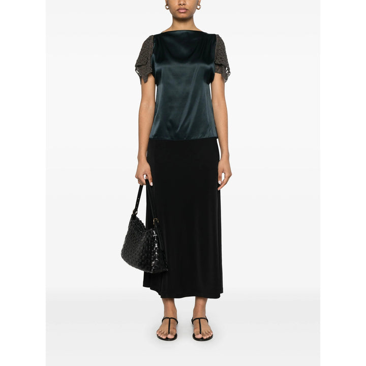 Baserange Top - Blu, Marrone | Wanan Luxury