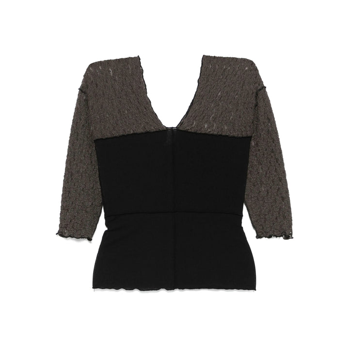 Baserange T Shirt - Nero, Marrone | Wanan Luxury