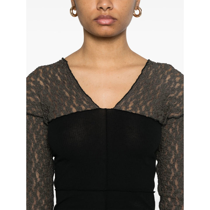 Baserange T Shirt - Nero, Marrone | Wanan Luxury