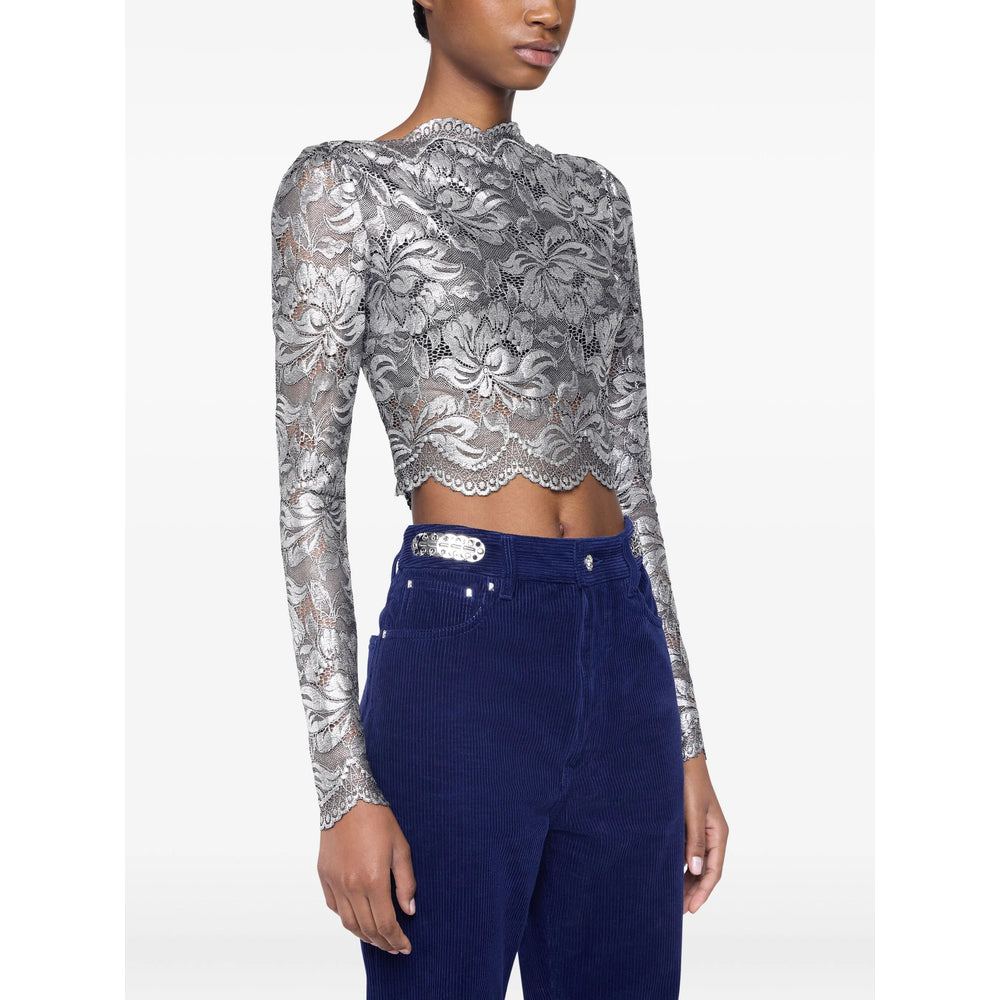 Rabanne Tops - Silver | Wanan Luxury