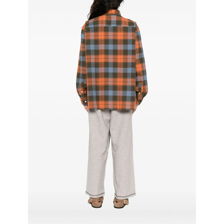 Baserange Shirts - Orange, Blue | Wanan Luxury