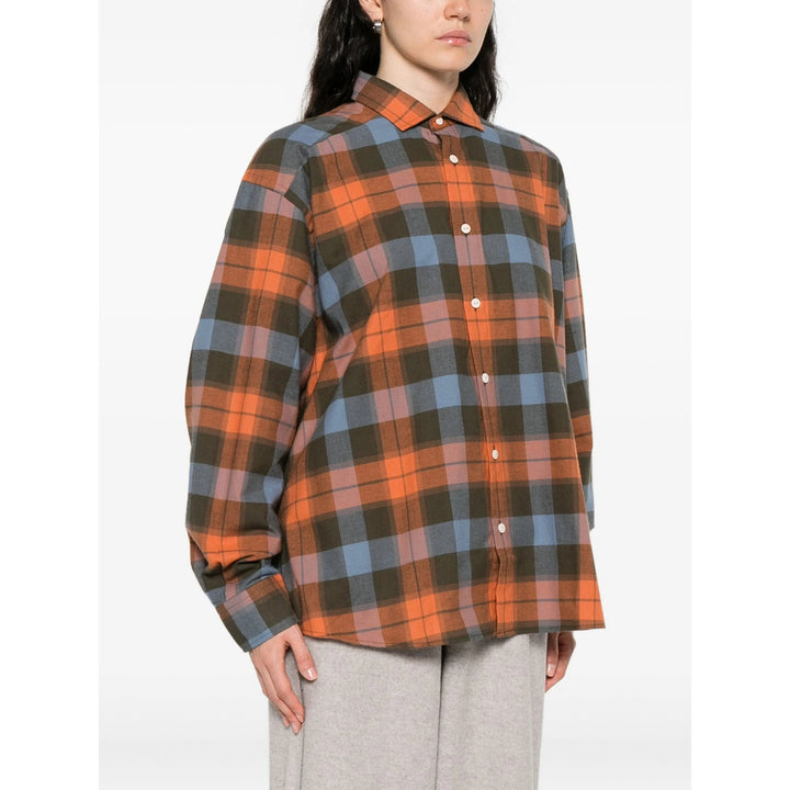 Baserange Shirts - Orange, Blue | Wanan Luxury