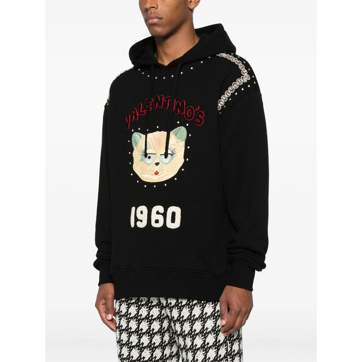 Valentino Sweatshirts - Black | Wanan Luxury