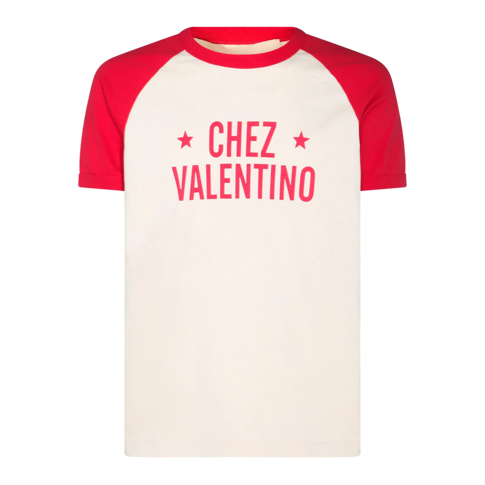 Valentino T Shirts - Neutral, Red | Wanan Luxury