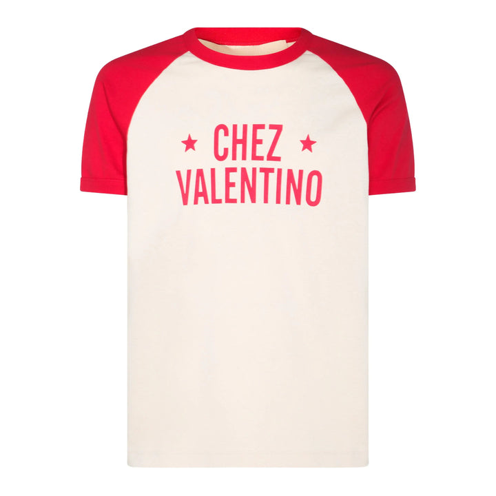Valentino T Shirts - Neutral, Red | Wanan Luxury