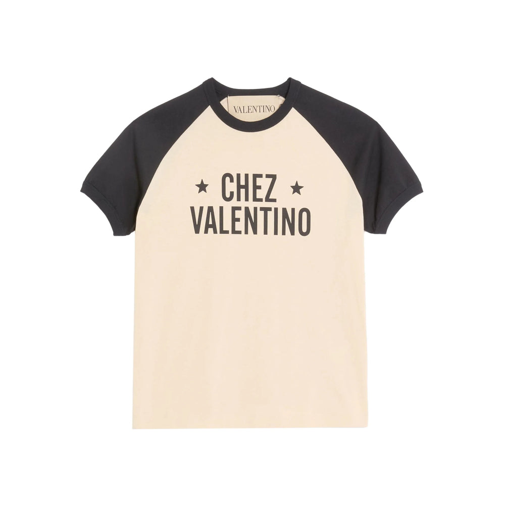 Valentino T Shirts - Neutral, Black | Wanan Luxury