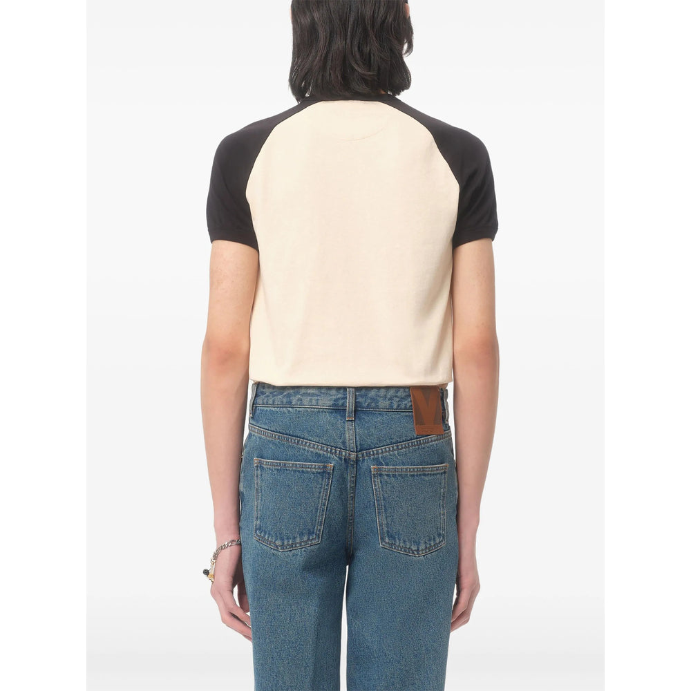 Valentino T Shirts - Neutral, Black | Wanan Luxury