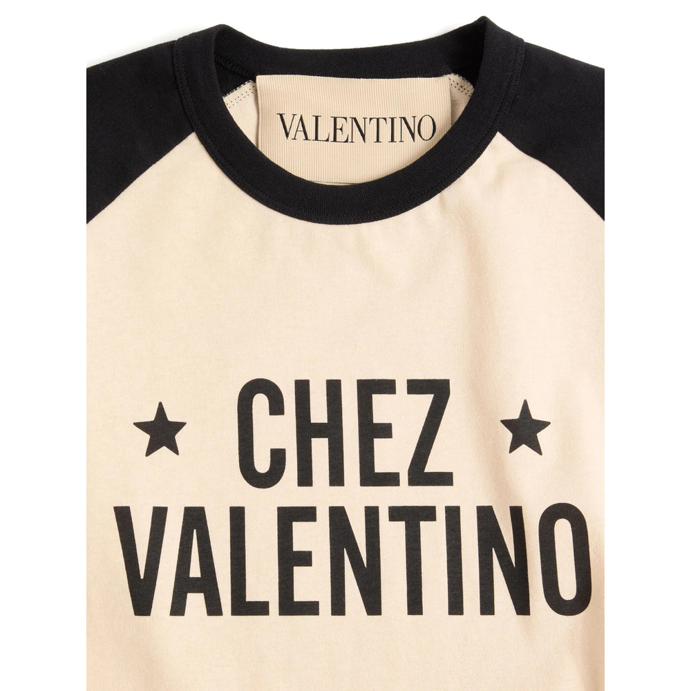 Valentino T Shirts - Neutral, Black | Wanan Luxury