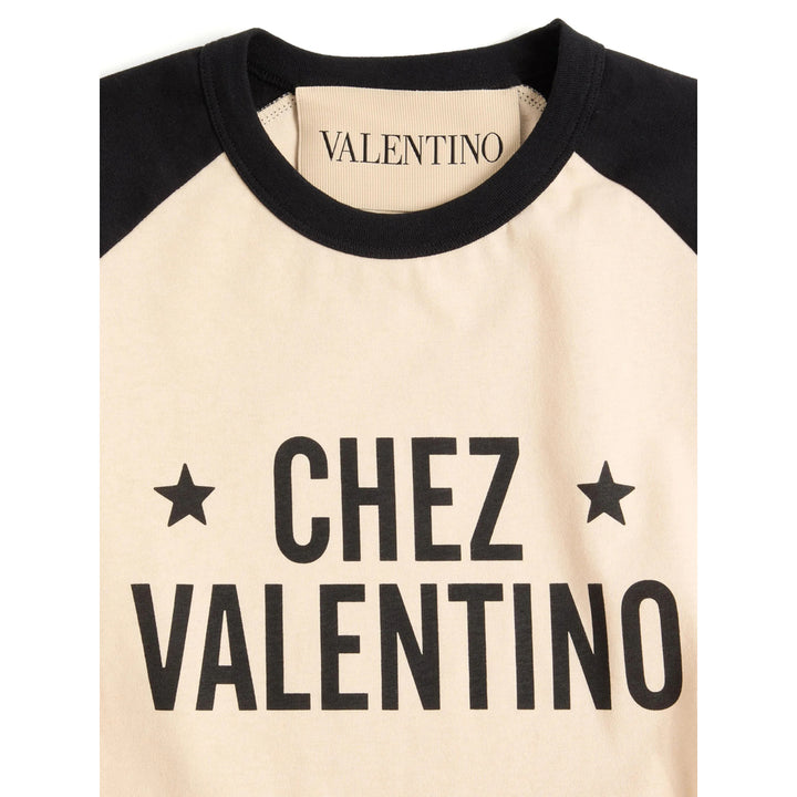Valentino T Shirts - Neutral, Black | Wanan Luxury