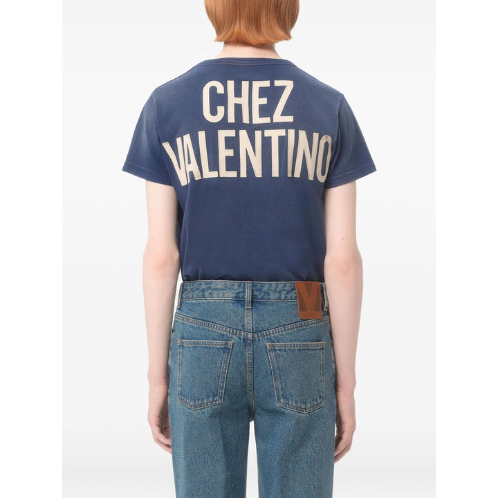 Valentino T Shirts - Blue | Wanan Luxury
