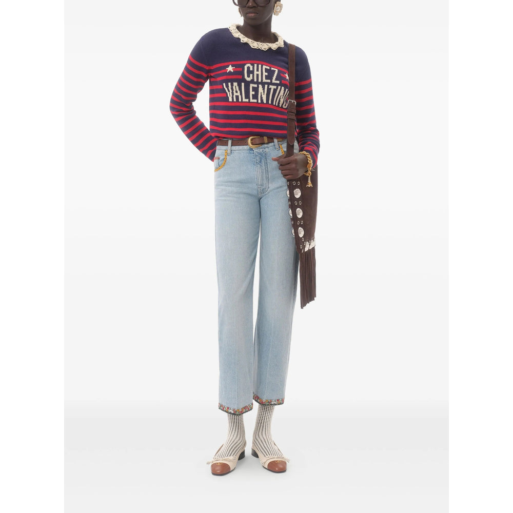 Valentino Sweaters - Blue, Red | Wanan Luxury