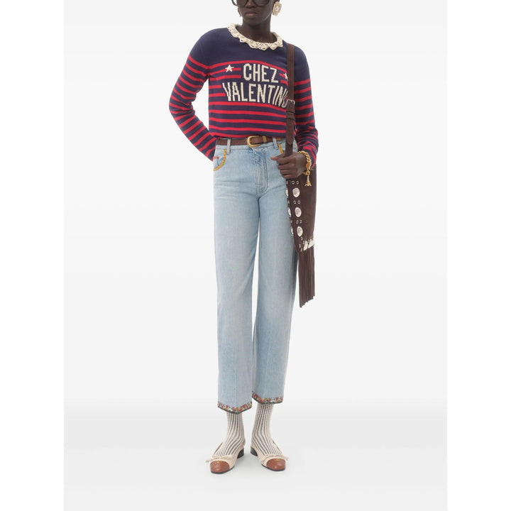 Valentino Sweaters - Blue, Red | Wanan Luxury