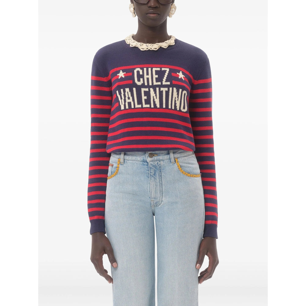 Valentino Sweaters - Blue, Red | Wanan Luxury