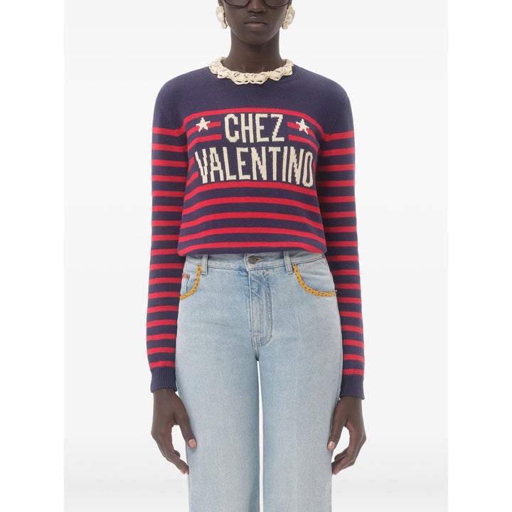 Valentino Sweaters - Blue, Red | Wanan Luxury
