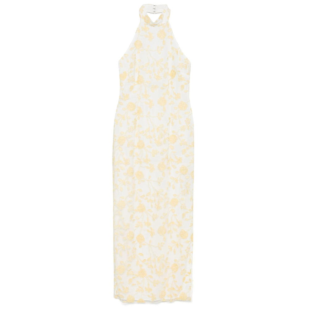 Rotate Birger Christensen Abiti - Bianco, Giallo | Wanan Luxury