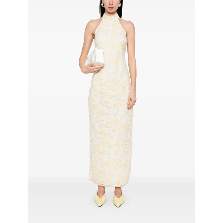 Rotate Birger Christensen Abiti - Bianco, Giallo | Wanan Luxury