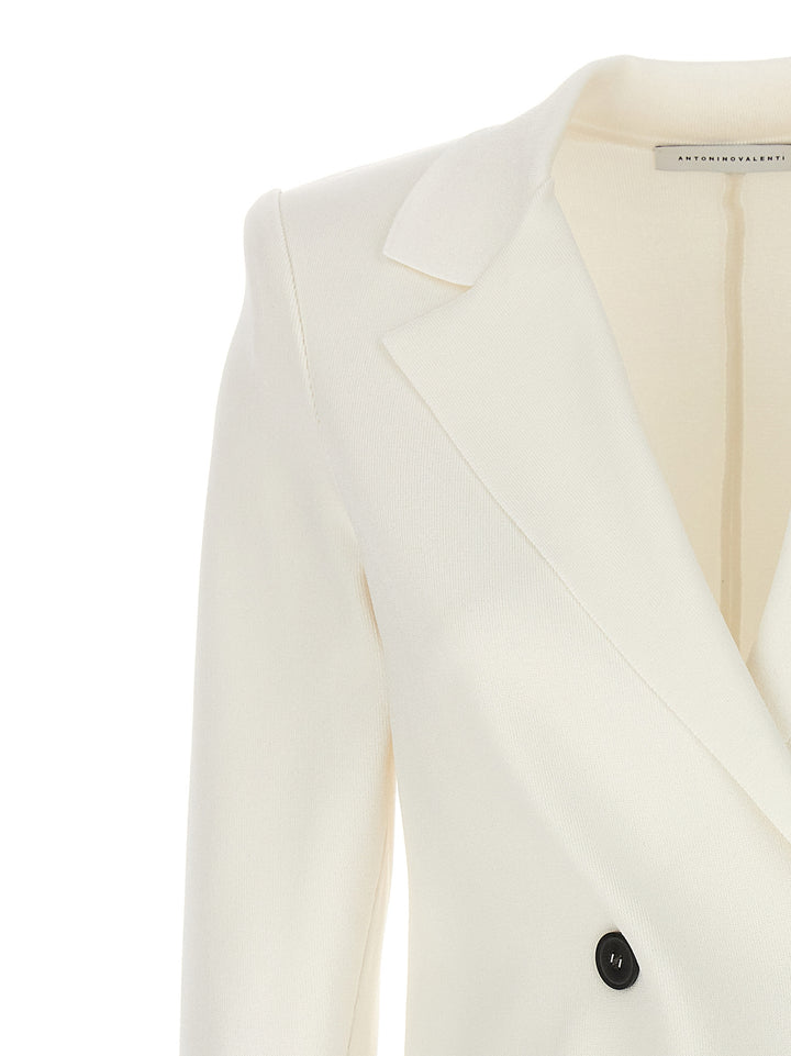 Tehmina Durrani Blazer And Suits White