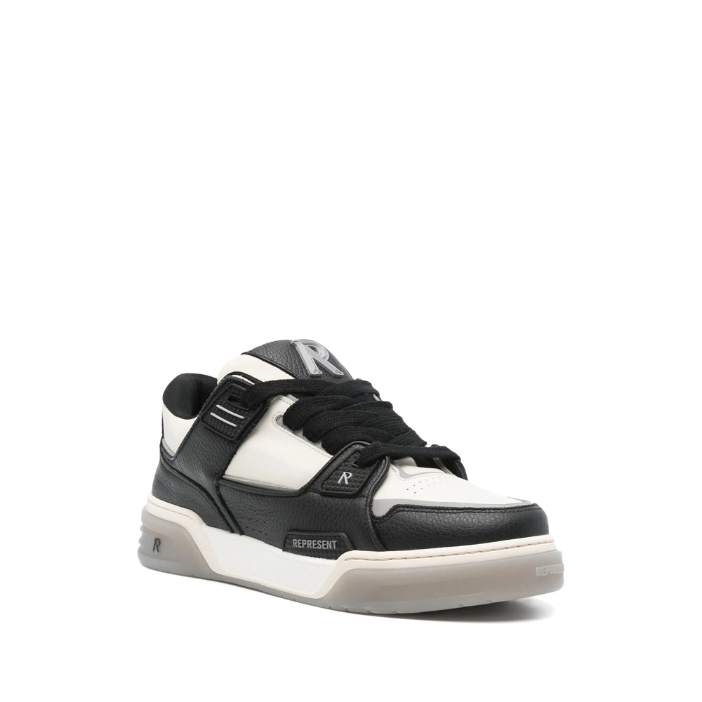 Represent Sneakers - Black, White | Wanan Luxury