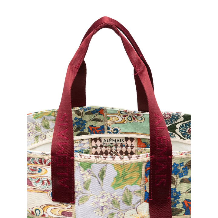Alemais Tote Bags - Green | Wanan Luxury