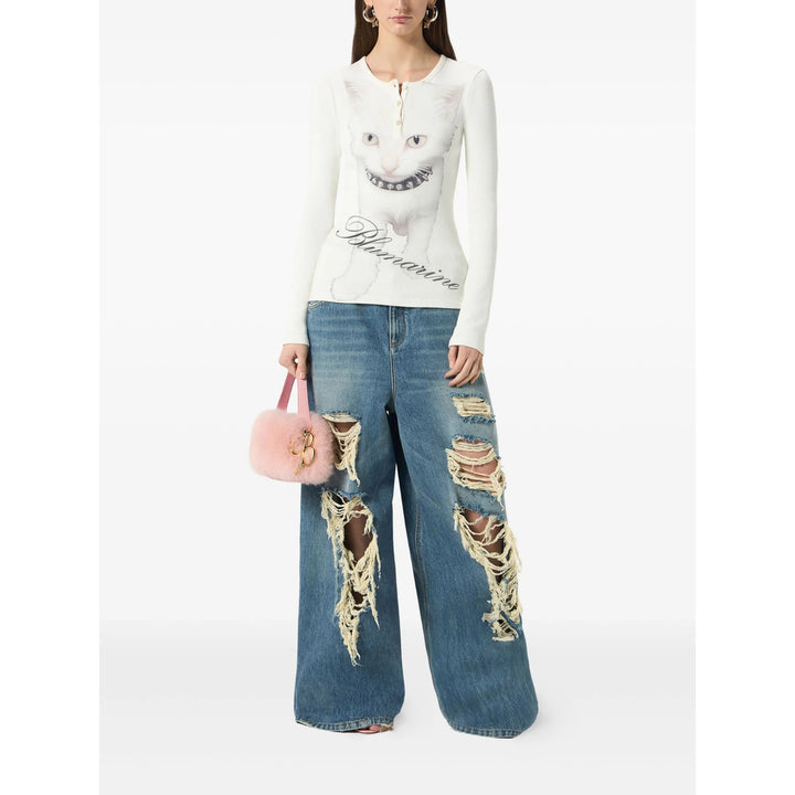 Blumarine T Shirts - White | Wanan Luxury