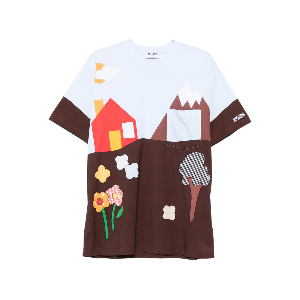 Moschino T Shirts - Blue | Wanan Luxury