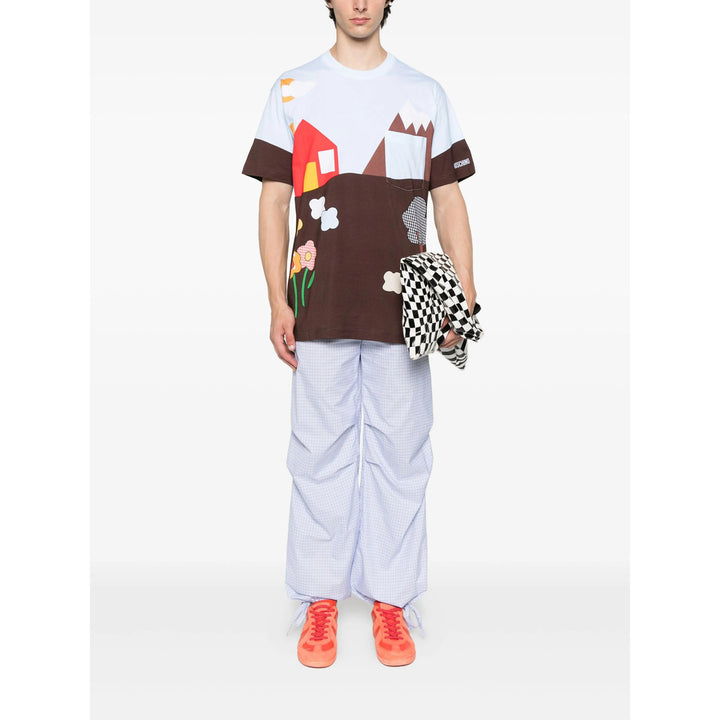 Moschino T Shirts - Blue | Wanan Luxury