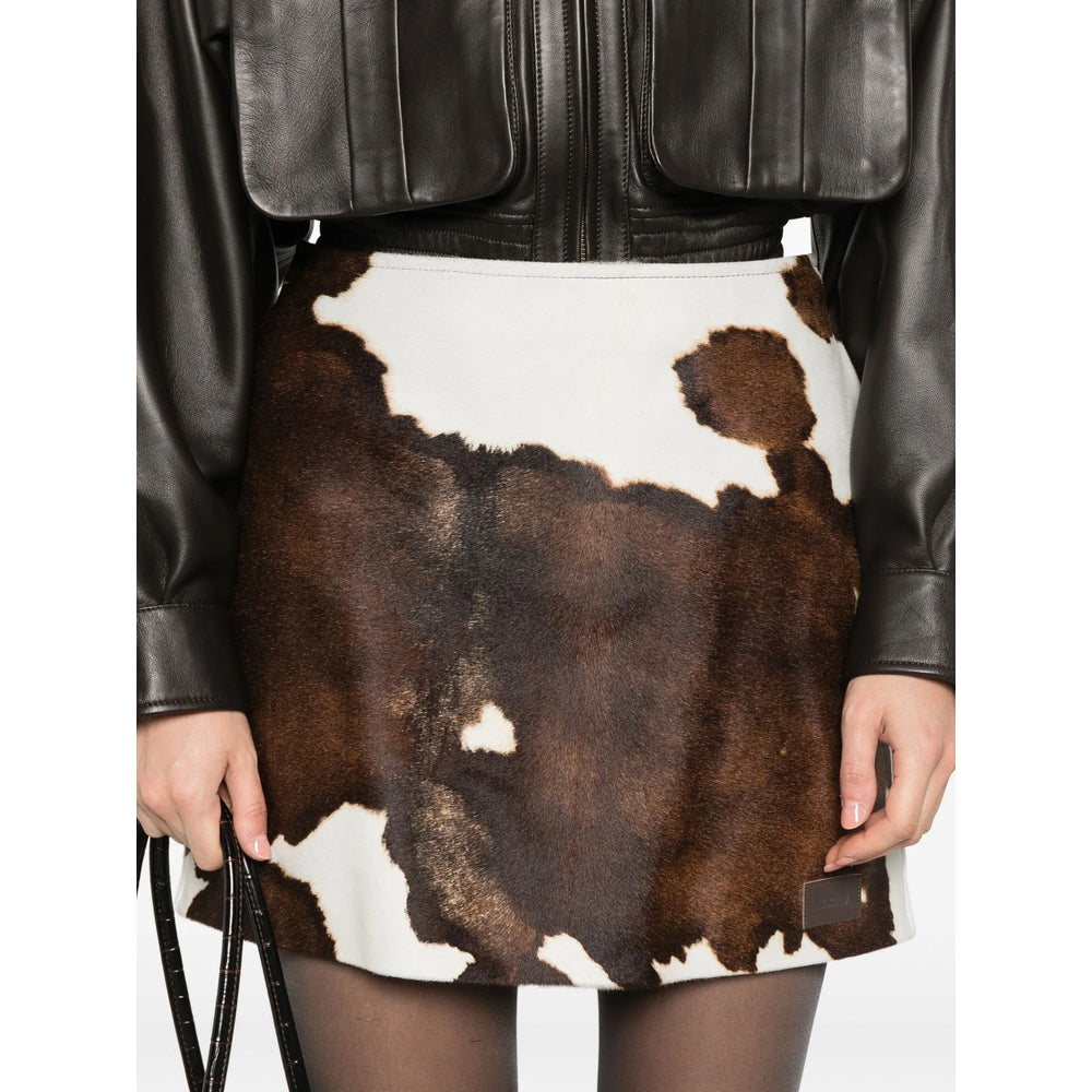 Moschino Skirts - Brown, White | Wanan Luxury