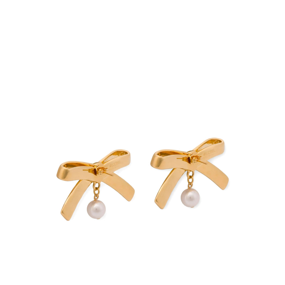 Moschino Earrings - Gold | Wanan Luxury