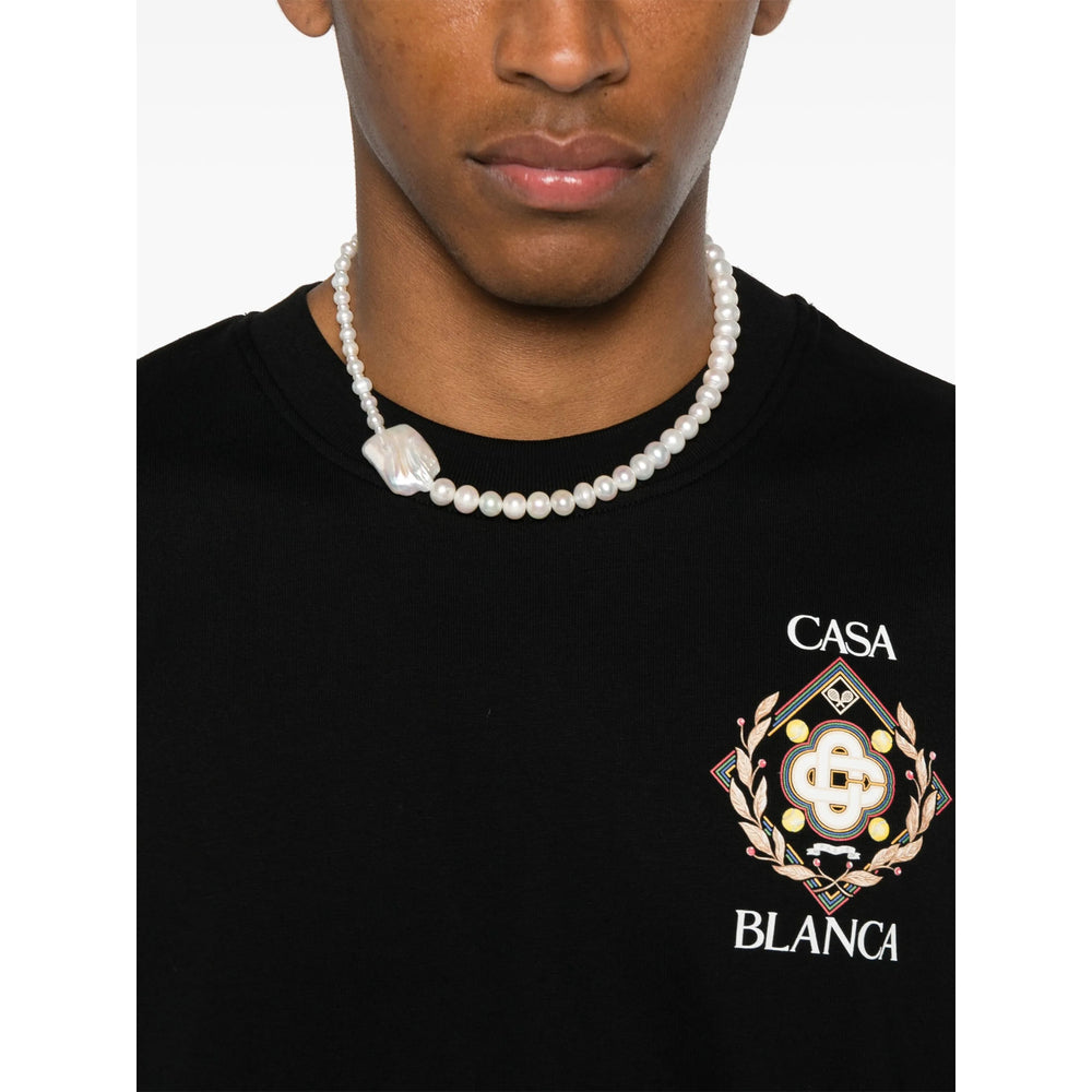 Casablanca T Shirts - Black | Wanan Luxury